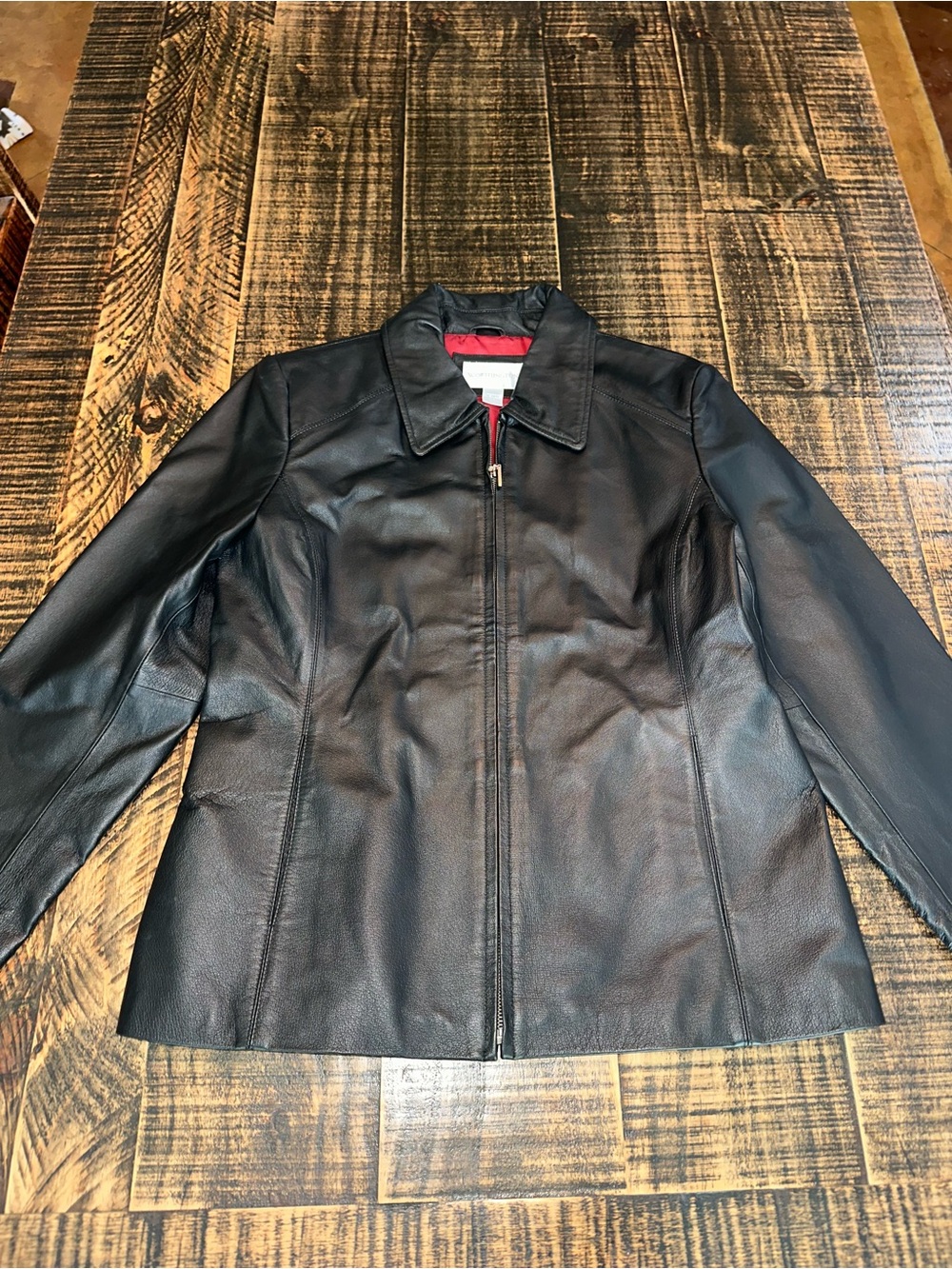 Ladies Leather Jacket * 90s Vintage* size Large